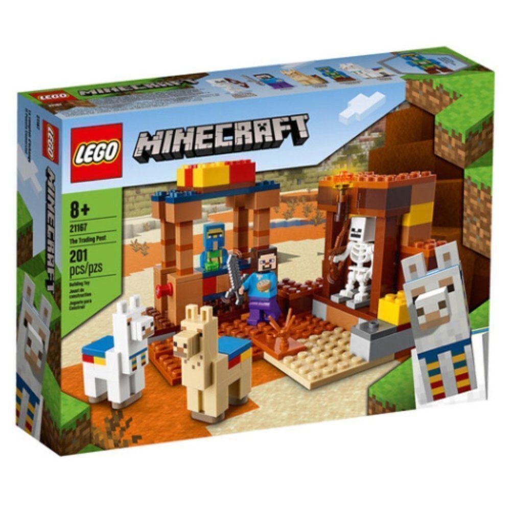 Lego Minecraft The Trading Post 21167 Collectible Playset -201 Pieces